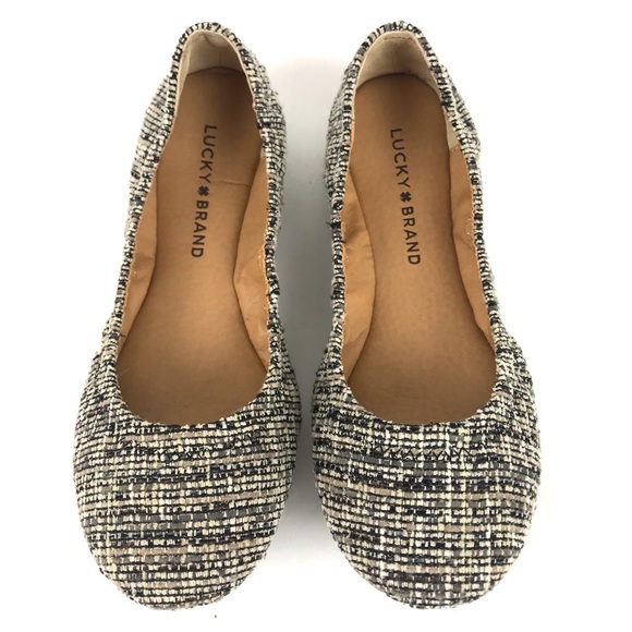 Lucky Brand Shoes - Lucky Brand Tweed Flats Size 6.5